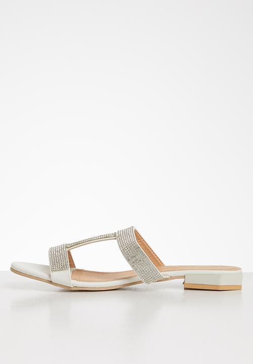 Seduction - Glitter slide - white