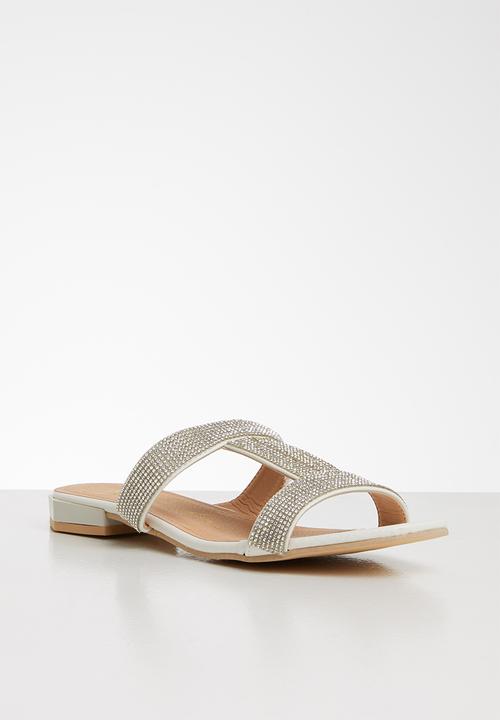 Seduction - Glitter slide - white