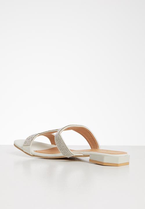 Seduction - Glitter slide - white