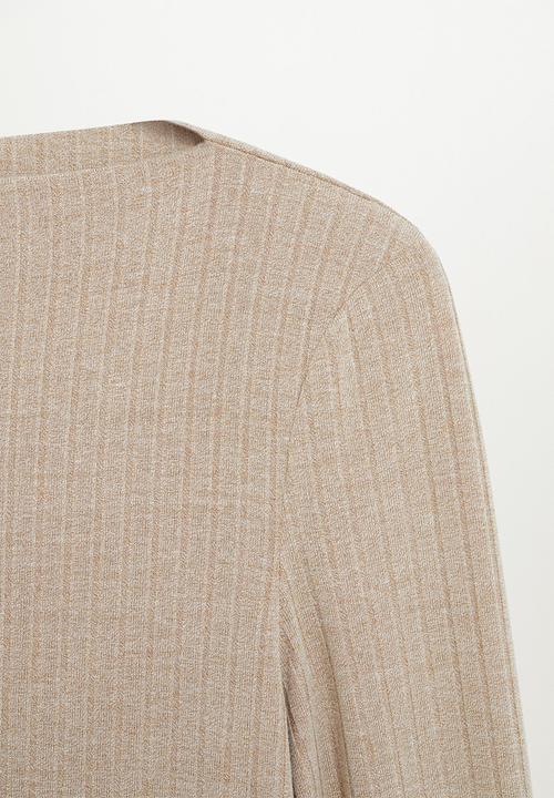 MANGO - T-shirt agna - medium brown