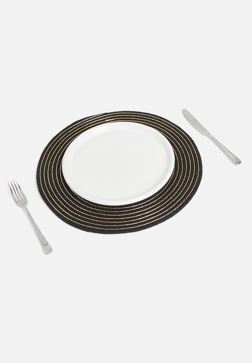 Excellent Houseware - Placemat set of 3 - multi 