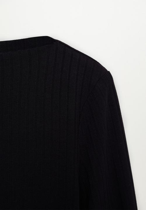 MANGO - T-shirt agna - black
