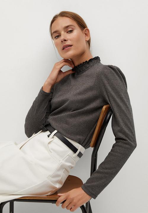 MANGO - Blouse Angelo - brown multi