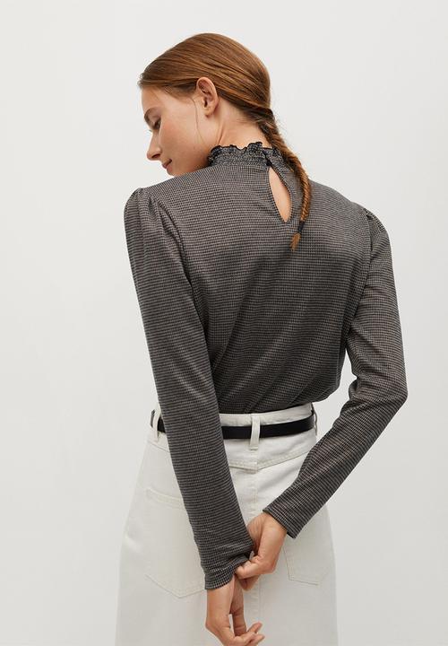 MANGO - Blouse Angelo - brown multi