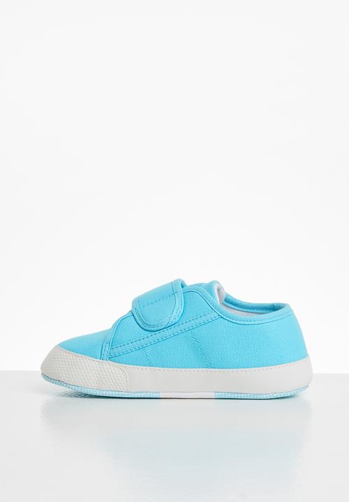 SUPERGA - Infants velcro - blue fish
