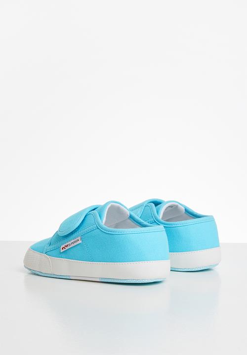 SUPERGA - Infants velcro - blue fish