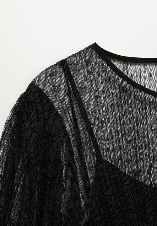 MANGO - Maura blouse - black