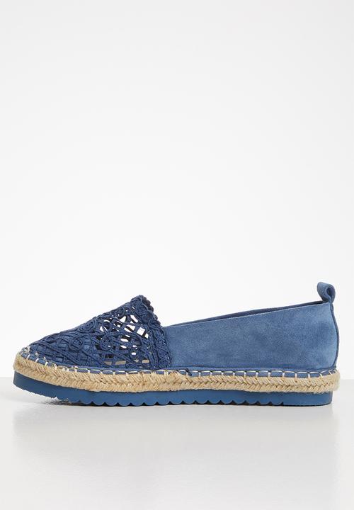Seduction - Crochet espadrille - blue