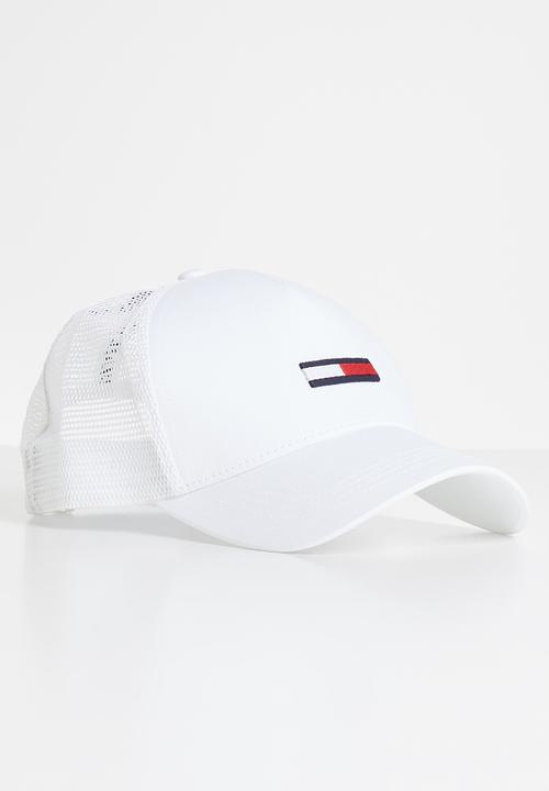 Tommy Hilfiger - Tjm trucker flag cap - white