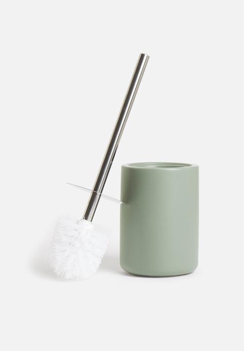 Bathroom Solutions - Dolomite toilet brush holder - green