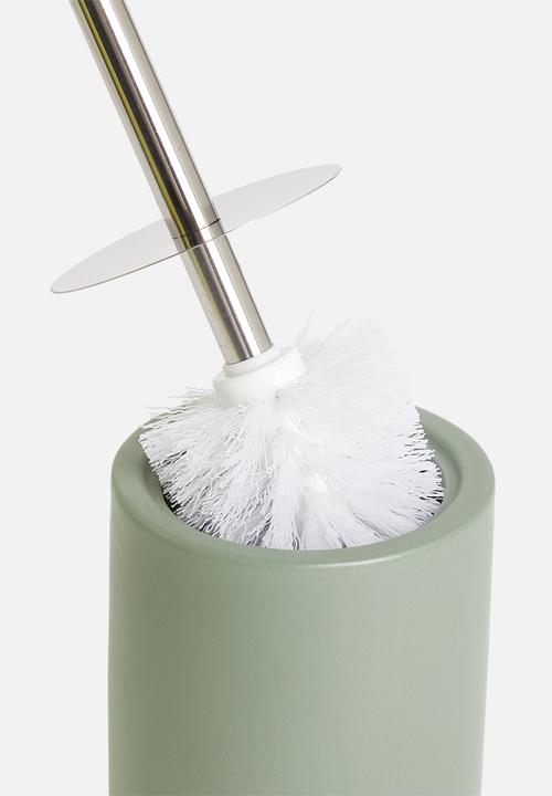 Bathroom Solutions - Dolomite toilet brush holder - green
