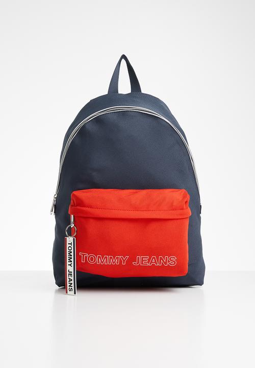 Tjm logo tape dome backpack - navy 