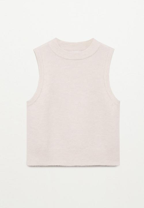 MANGO - Top tommy - light beige