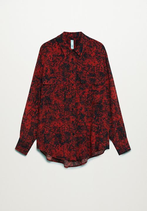 MANGO - Shirt lulu - red