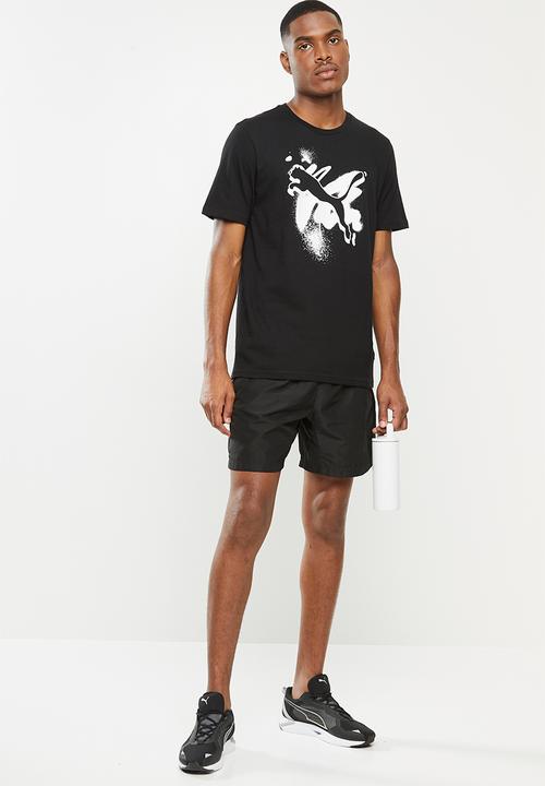 PUMA - Cat basic tee - black