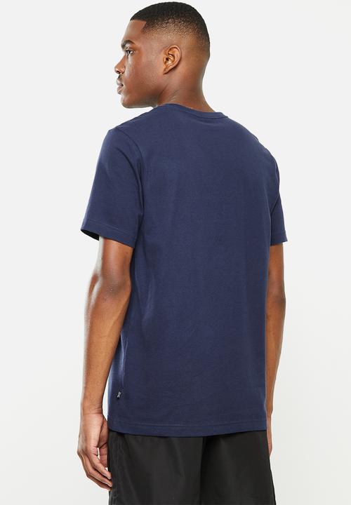 PUMA - Ess 2 col logo tee - navy