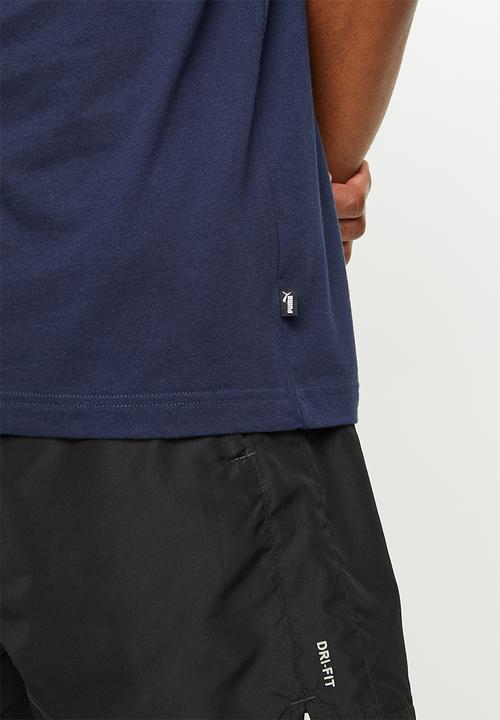 PUMA - Ess 2 col logo tee - navy