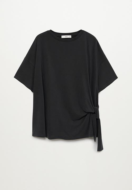 MANGO - T-shirt modal - charcoal