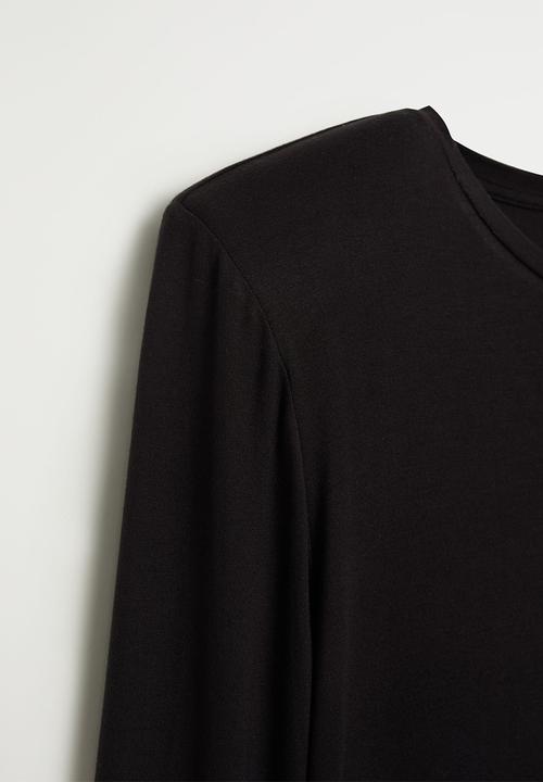 MANGO - T-shirt pad - black