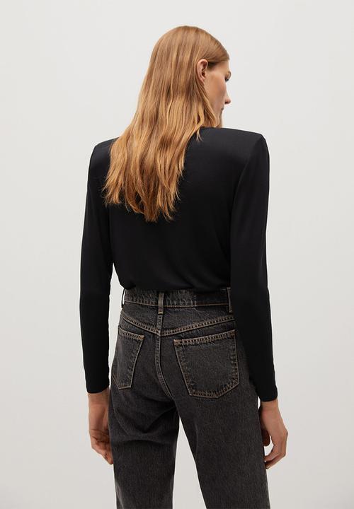MANGO - T-shirt pad - black