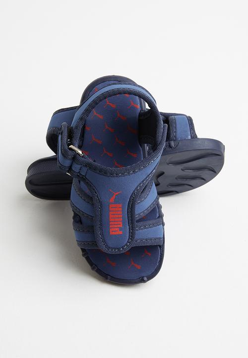 PUMA - Rocky trail zadp - peacoat-high risk red