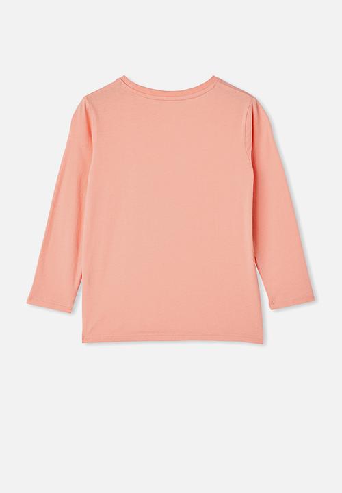 Cotton On - Penelope long sleeve tee - musk melon 