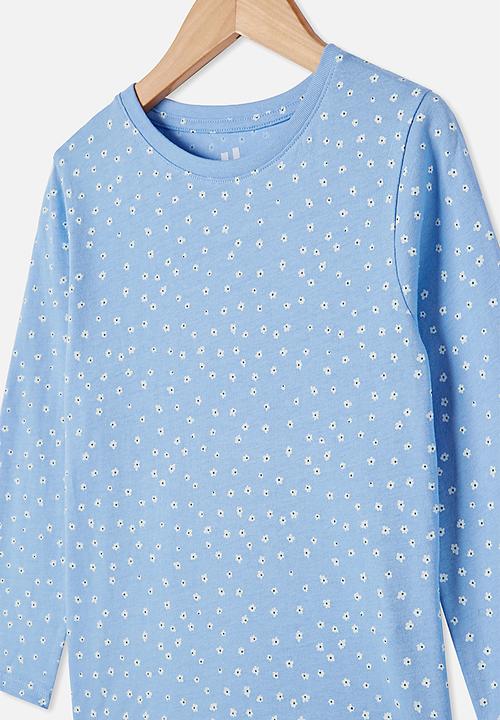 Cotton On - Penelope long sleeve tee - dusk blue 