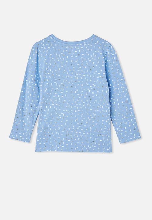 Cotton On - Penelope long sleeve tee - dusk blue 