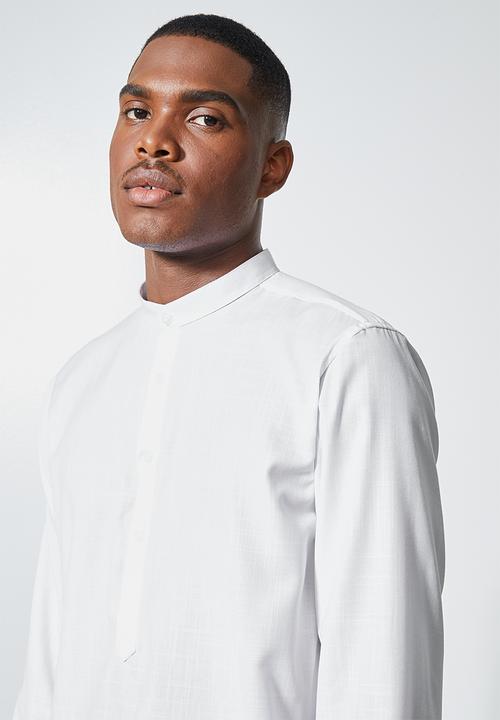 Superbalist - Lee regular fit long sleeve tunic - white