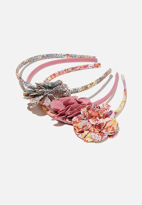 Cotton On - 3 pack headbands - floral