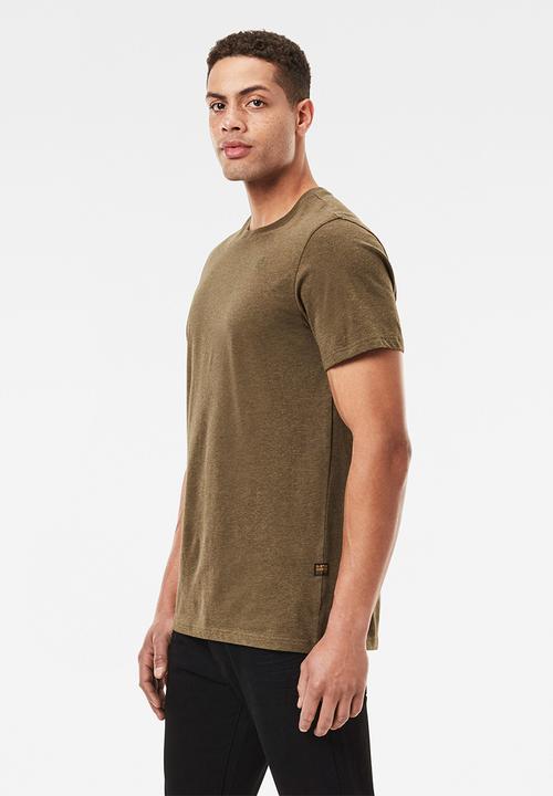 G-STAR - Base-s r short sleeve tee - olive