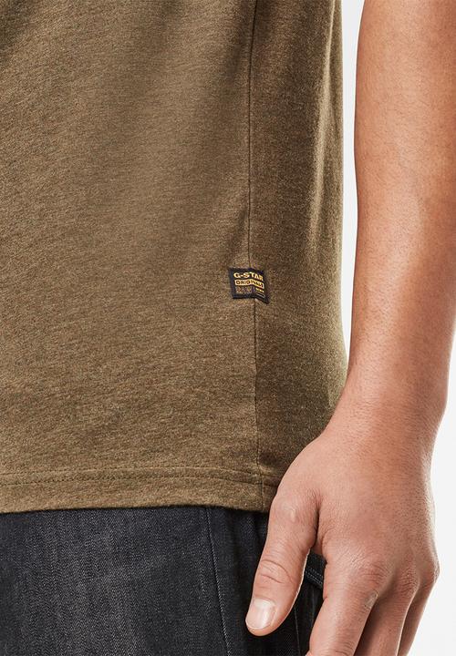 G-STAR - Base-s r short sleeve tee - olive
