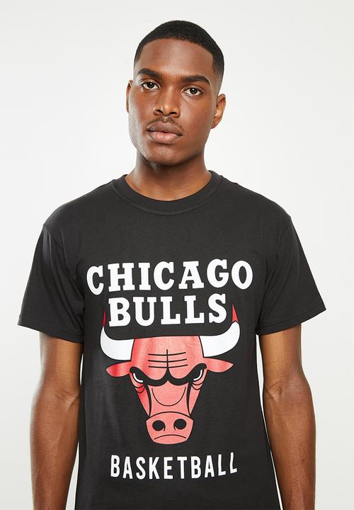 NBA - Icon bull straight hem printed T-shirt - black