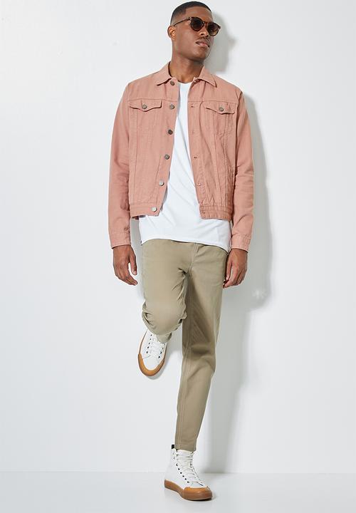 Superbalist - San Fran denim trucker jacket - pink