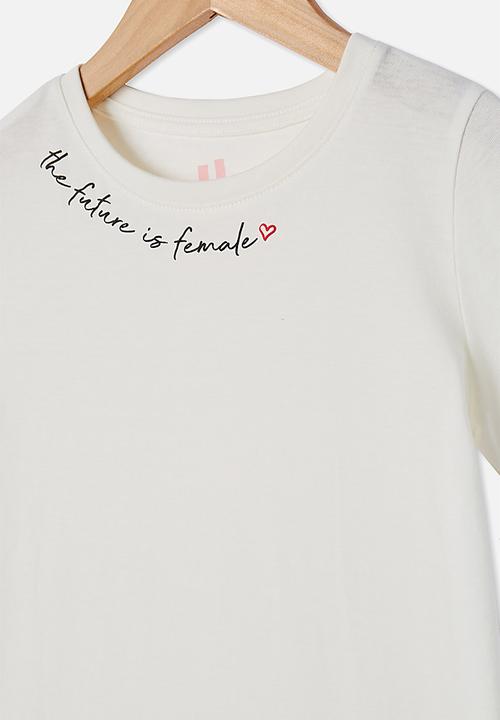 Cotton On - Penelope short sleeve tee - white 
