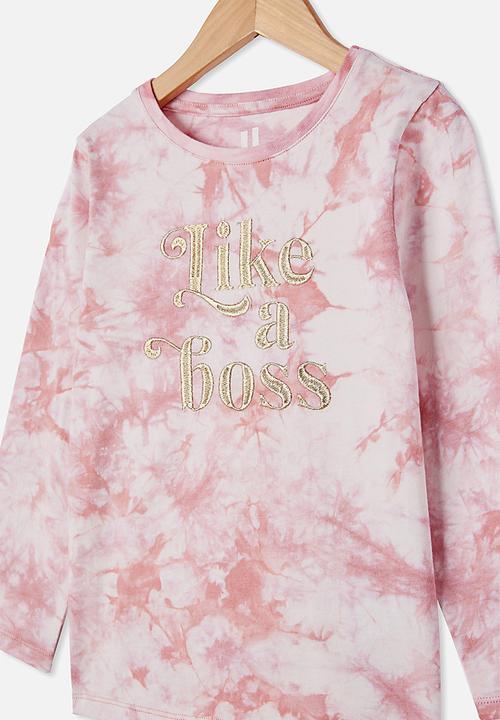 Cotton On - Stevie long sleeve embellished tee - multi