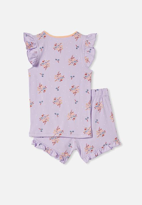 Cotton On - Stacey flutter pyjama set - multi