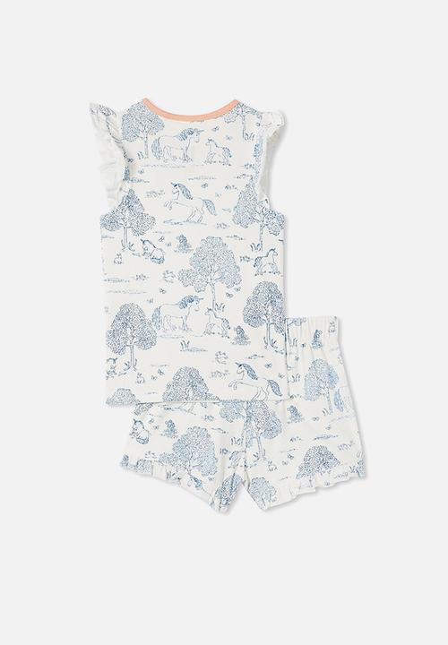 Cotton On - Stacey flutter pyjama set - multi
