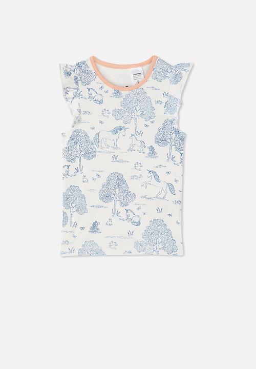 Cotton On - Stacey flutter pyjama set - multi