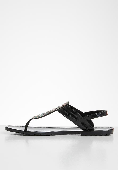 Plum - Danti sandal - black