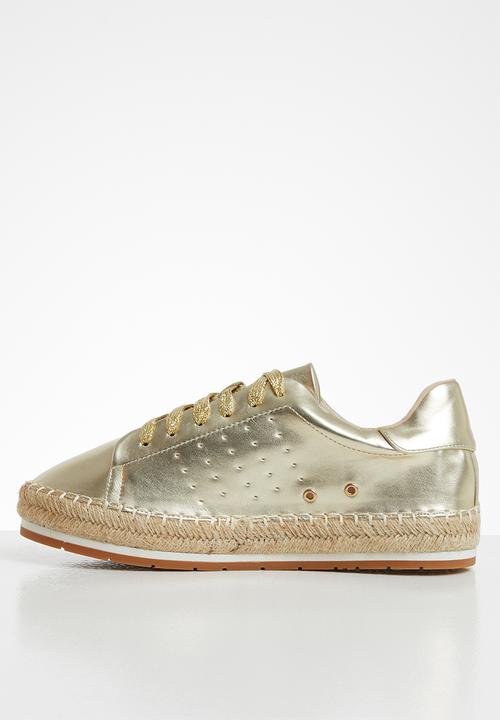 Plum - Frola sneaker - gold
