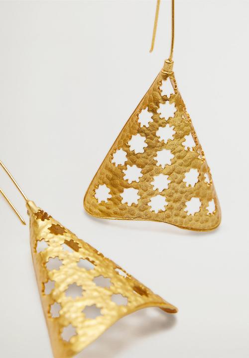 MANGO - Skiya earrings  - gold