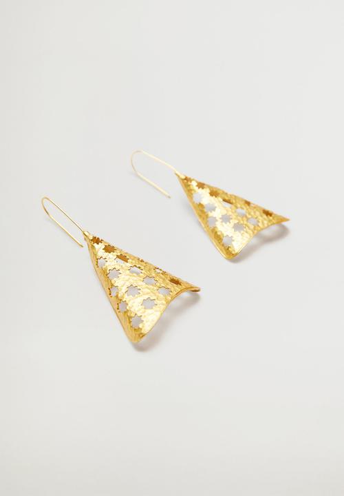 MANGO - Skiya earrings  - gold