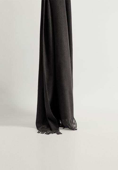 MANGO - Scarf sweet - black