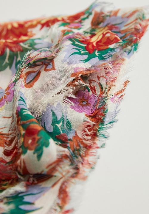 MANGO - Foulard floral - multi