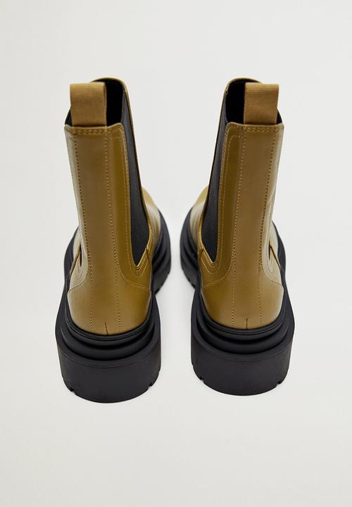 MANGO - Nacho boot - dark green