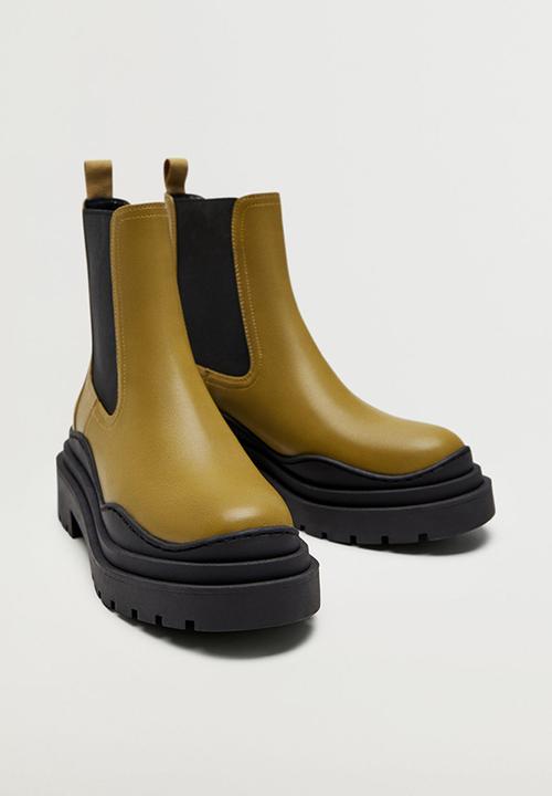 MANGO - Nacho boot - dark green