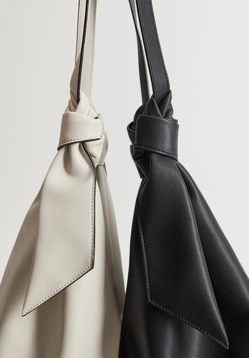 MANGO - Yin bag - black & white 