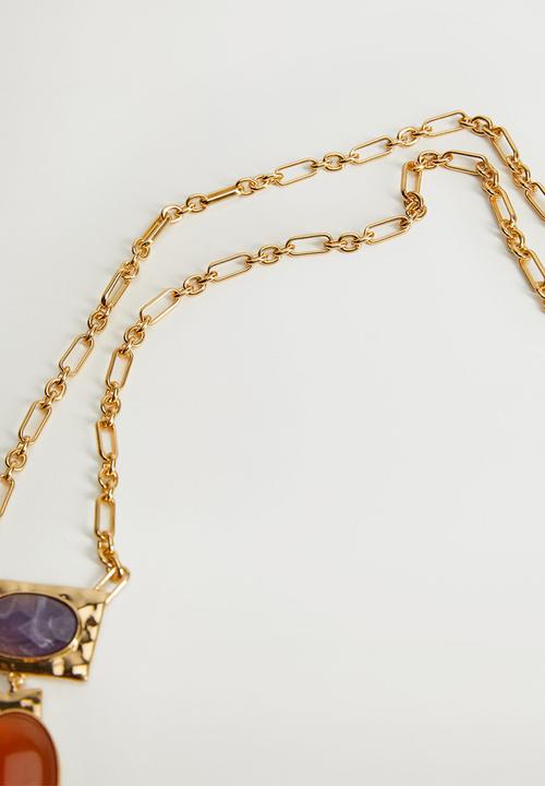 MANGO - Nito necklace - gold