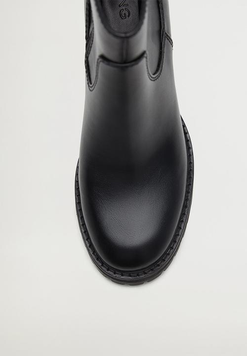 MANGO - German ankle boot - black